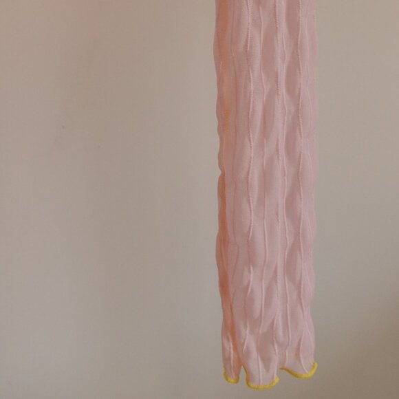 UO Mimi Semi-Sheer Textured Crew Neck Top Size S - Picture 6 of 8